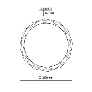 2056/CL PALE SN 092 Светильник пластик/белый LED 30Вт 4000K D350 IP43 MASIO-foto2
