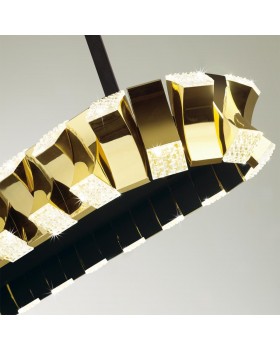 4993/80LA L-VISION ODL23 373 золотой/черный/металл/акрил Люстра LED 80W 3000K ASTURO-foto6