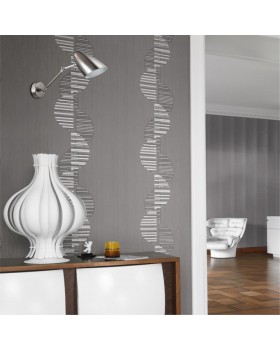 3589/1W MODERNI LN18 153 черненый хром с хромированным декором Бра E27 60W 220V KRIYA-foto3