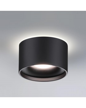 358962 SPOT NT22 242 черный Светильник встраиваемый с переключ. цв. температуры IP20 LED 3000К\4000К\6000К 12W вниз + 3W вверх 110-265V GIRO-foto3