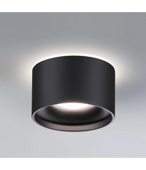 358962 SPOT NT22 242 черный Светильник встраиваемый с переключ. цв. температуры IP20 LED 3000К\4000К\6000К 12W вниз + 3W вверх 110-265V GIRO-foto3