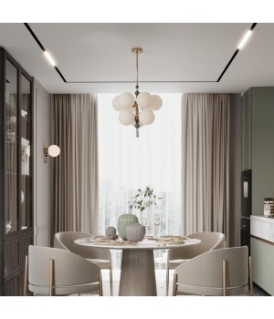 5405/1W MODERN ODL_EX23 35 золотой/черный/зеленый/белый матовый металл/керамика/стекло Бра E14 1*40W PALLE-foto4