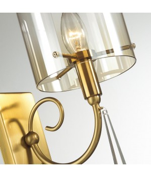 4886/1W HALL ODL_EX23 41 бронзовый/янтарн./металл/стекло Бра E14 1*40W NICOLE-foto6