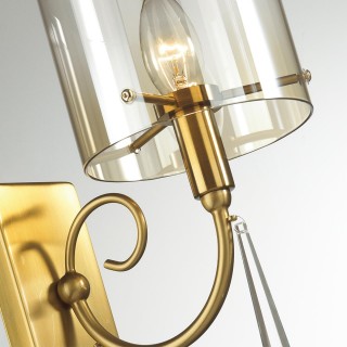 4886/1W HALL ODL_EX23 41 бронзовый/янтарн./металл/стекло Бра E14 1*40W NICOLE-foto6