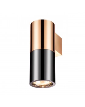 3583/1W HIGHTECH ODL19 221 черный с медью/металл Настенный светильник GU10 1*50W D180*H63 DUETTA-foto3