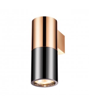 3583/1W HIGHTECH ODL19 221 черный с медью/металл Настенный светильник GU10 1*50W D180*H63 DUETTA-foto3