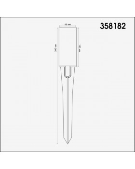 358182 STREET NT19 350 темно-серый Плафон для светильника (арт.358180-358181) NOKTA-foto2