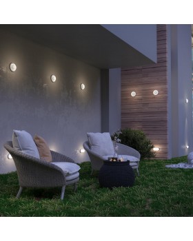 358918 STREET NT22 352 белый Ландшафтный светодиодный светильник IP65 LED 4000К 12W 85-265V OPAL-foto3