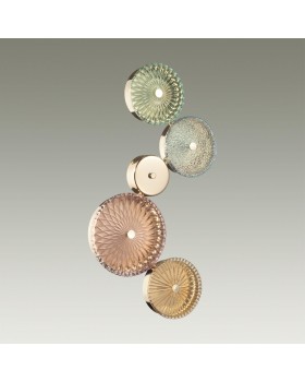 5412/26WL L-VISION ODL_EX23 9 золотой/разноцветный металл/стекло Бра LED 26W 4000K CARAMELLA-foto3