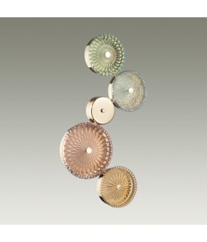 5412/26WL L-VISION ODL_EX23 9 золотой/разноцветный металл/стекло Бра LED 26W 4000K CARAMELLA-foto3