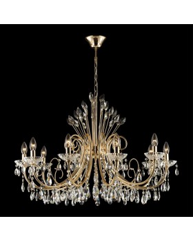 4977/10 HALL ODL23 435 золотой/хрусталь Люстра E14 10*40W VERSIA-foto3