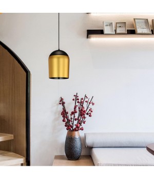 358515 OVER NT21 190 золото Светильник накладной светодиодный, провод 2м IP20 LED 4000K 15W 220V KAMP-foto3