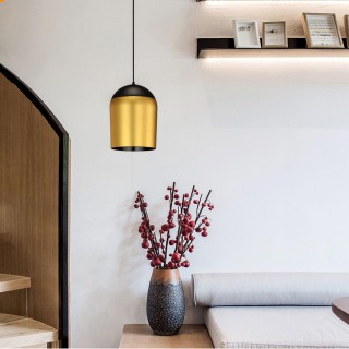 358515 OVER NT21 190 золото Светильник накладной светодиодный, провод 2м IP20 LED 4000K 15W 220V KAMP-foto3