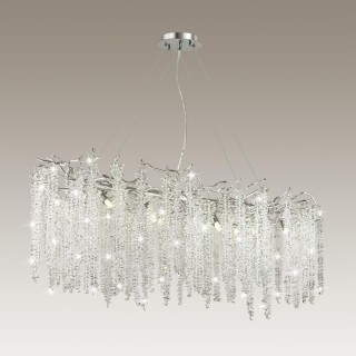 5004/12 HALL ODL23 484 серебристый/прозрачный металл/хрусталь Люстра G9 12*40W BANCHE-foto3