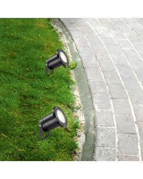 369953 STREET NT14 358 черный Ландшафтный светильник IP67 GU10 9W 220V LANDSCAPE-foto3