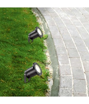 369953 STREET NT14 358 черный Ландшафтный светильник IP67 GU10 9W 220V LANDSCAPE-foto3