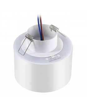 358961 SPOT NT22 242 белый Светильник встраиваемый с переключ. цв. температуры IP20 LED 3000К\4000К\6000К 12W вниз + 3W вверх 110-265V GIRO-foto4