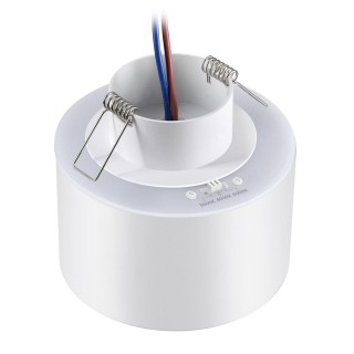 358961 SPOT NT22 242 белый Светильник встраиваемый с переключ. цв. температуры IP20 LED 3000К\4000К\6000К 12W вниз + 3W вверх 110-265V GIRO-foto4