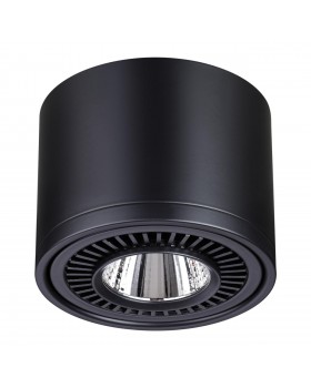 358814 OVER NT21 187 черный Светильник накладной светодиодный IP20 LED 18W 1600Лм 4000K 220V GESSO-foto6