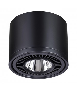 358814 OVER NT21 187 черный Светильник накладной светодиодный IP20 LED 18W 1600Лм 4000K 220V GESSO-foto6