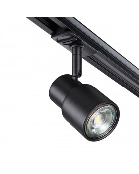 370926 PORT NT22 067 черный Светильник трековый однофазный двухжильный IP20 GU10 50W 220V MOLO-foto5