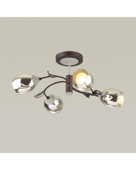 4527/4C COMFI LN20 049 черный, серый Люстра потолочная E27 4*60W 220V MELISSA-foto3