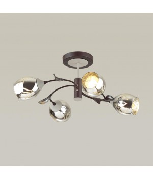 4527/4C COMFI LN20 049 черный, серый Люстра потолочная E27 4*60W 220V MELISSA-foto3