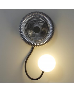 5013/1WA MODERN ODL23 511 черный/дымчатый/белый матовый металл/стекло Бра G9 LED 7W BUNY-foto5