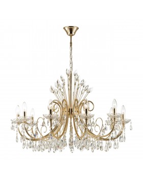 4977/10 HALL ODL23 435 золотой/хрусталь Люстра E14 10*40W VERSIA-foto5