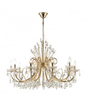 4977/10 HALL ODL23 435 золотой/хрусталь Люстра E14 10*40W VERSIA-foto5