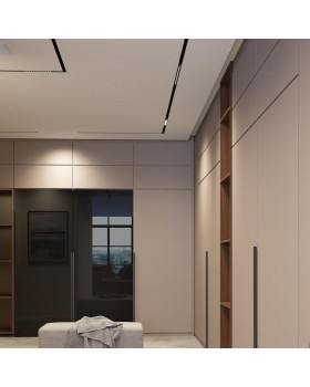 358614 SHINO NT21 050 черный Трековый низковольтный св-к диммируемый с ДУ, со сменой цв.температуры IP20 LED 3000~6500К 12W 48V FLUM-foto3