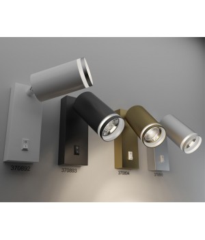 370895 OVER NT22 170 серебро Светильник накладной настенный IP20 GU10 9W 220V ULAR-foto3