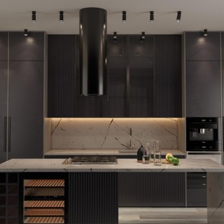 370885 OVER NT22 169 черный Светильник накладной IP20 GU10 9W 220V ULAR-foto3