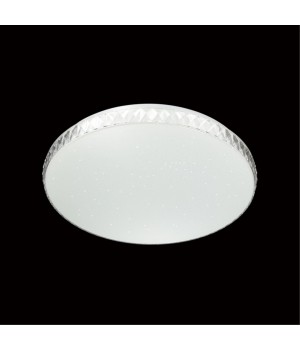 2077/EL PALE SN 072 Светильник пластик/белый/прозрачный LED 72Вт 3000-6000K D500 IP43 пульт ДУ DINA-foto4