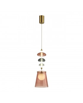 5411/18LA L-VISION ODL_EX23 13 бронзовый/цвет бордовый/серый/белый Подвес LED 18W 4000K AMORE-foto5