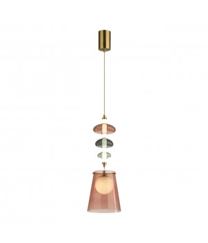 5411/18LA L-VISION ODL_EX23 13 бронзовый/цвет бордовый/серый/белый Подвес LED 18W 4000K AMORE-foto5