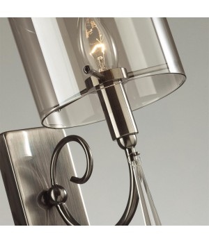 4890/1W HALL ODL_EX23 43 черный хром/дымчатый/ металл/стекло Бра E14 1*40W NICOLE-foto6