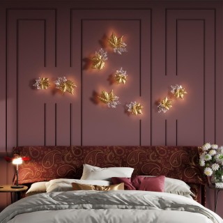 4371/6WL MIDCENT ODL23 201 золотое фольгирование/стекло Настенный светильник IP20 LED 6W 220Лм 3000K EVA-foto4