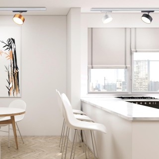 358755 PORT NT21 092 белый Светильник трековый однофазный трехжильный IP20 LED 24W 4000K 2100Лм 100-265V PROMETA-foto3