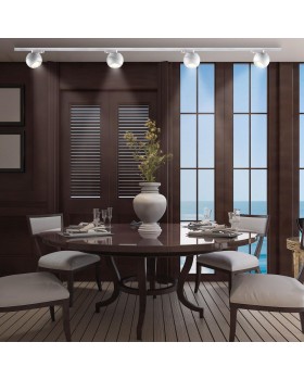 358353 PORT NT20 070 белый Светильник трековый однофазный трехжильный IP20 LED 4000K 12W 85-265V BALL-foto4