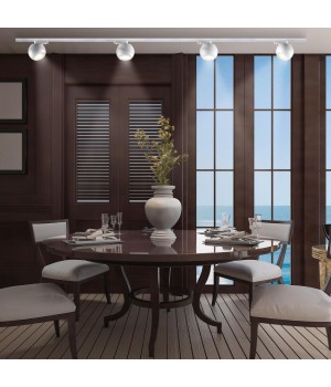 358353 PORT NT20 070 белый Светильник трековый однофазный трехжильный IP20 LED 4000K 12W 85-265V BALL-foto4