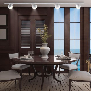 358353 PORT NT20 070 белый Светильник трековый однофазный трехжильный IP20 LED 4000K 12W 85-265V BALL-foto4