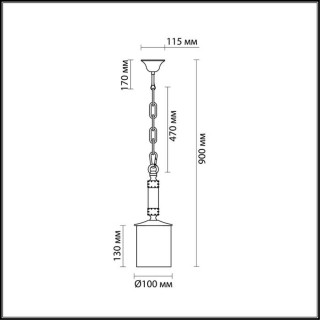 2767/1 COUNTRY ODL15 495 медн./дерево/стекло Подвес E27 60W 220V FABO-foto2