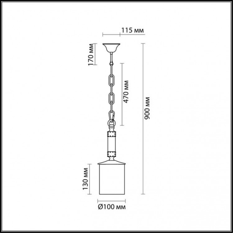 2767/1 COUNTRY ODL15 495 медн./дерево/стекло Подвес E27 60W 220V FABO