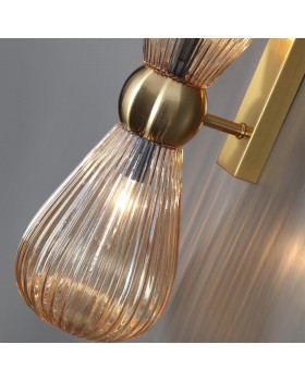 5402/2W MODERN ODL_EX23 21 золотой/янтарный/металл/стекло Бра E14 2*40W ELICA-foto5