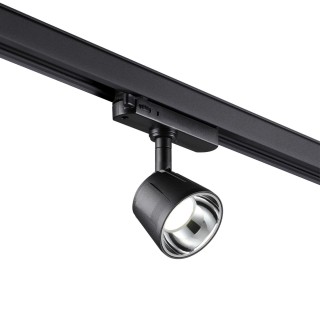 358717 PORT NT21 120 черный/хром Трехфазный трековый светодиодный светильник IP20 LED 4000K 10W 100-265V KNOF-foto4