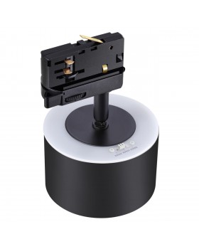 358977 PORT NT22 119 черный Трехфазный трековый светильник с переключ. цв. температуры IP20 LED 3000К\4000К\6000К 12W вниз + 3W вверх 110-265V GIRO-foto7