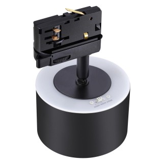 358977 PORT NT22 119 черный Трехфазный трековый светильник с переключ. цв. температуры IP20 LED 3000К\4000К\6000К 12W вниз + 3W вверх 110-265V GIRO-foto7