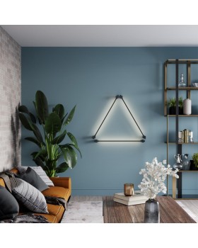 4395/8WL HIGHTECH ODL23 129 черный/металл Настенный св-к IP20 LED 8W 320Лм 3000K DALIA-foto4