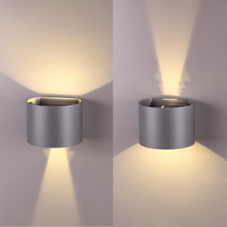 358003 STREET NT19 340 темно-серый Ландшафтный светильник IP54 LED 3000К 2*3W 85-265V KAIMAS-foto4